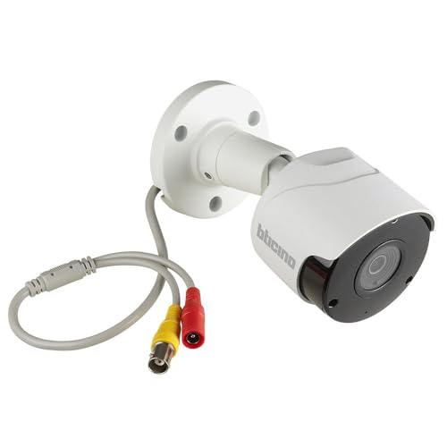 Bticino, Telecamera Videosorveglianza 391441 Ip66, Telecamera Di Sicurezza Wifi, Installazione Fai Da Te, Per Interno Ed Esterno, Con Visione Notturna