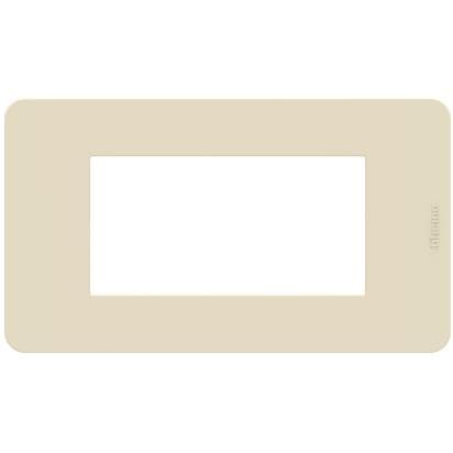 Matixgo - Placca 4P Ivory (Bticino Cod. Ja4804Ti)