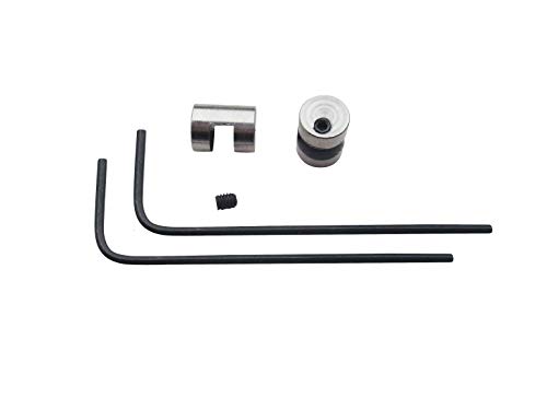 Thumb Stud 0.35"X 0.28" Thumb Stud + Hex Wrench, Thumb Bar Push Button Confezione Da 2 Set (Acciaio Inossidabile)