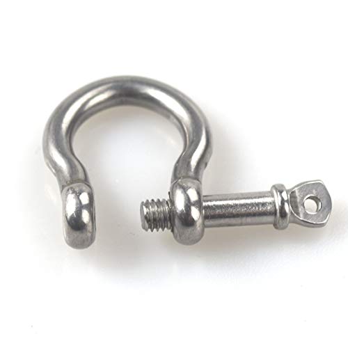 10Pcs M6 D- Grilli In Acciaio Inox 304 Per Argani Pesanti, Tiranti, Anelli Di Collegamento A Catena In Acciaio