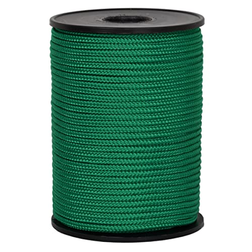 Corderie Italiane 006037422 Cordino Colorato Hobby, Verde, Diametro 3 Mm, 90 M