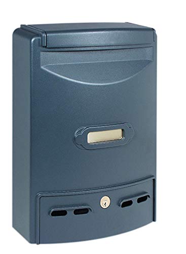 Alubox 8014211184017 Cassetta Postale Europa/Riv. Grigio Ghisa, Multicolore