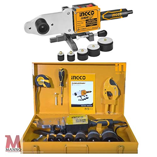 Polifusore Ingco 1500W 6 Matrici Saldatore In Kit Per Tubi In Polipropilene