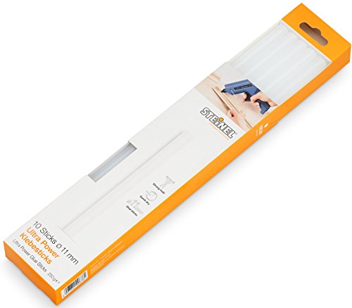 Steinel 006761 Stick Di Colla Ultra Power, Diametro 11 Mm, 250 G, 10 Pezzi