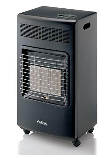 Olimpia Splendid 99384 Stovy Infra Turbo Thermo, Stufa A Gas / Infrarossi 4200 W Con Ventilatore, Prodotto In Italia, Nero