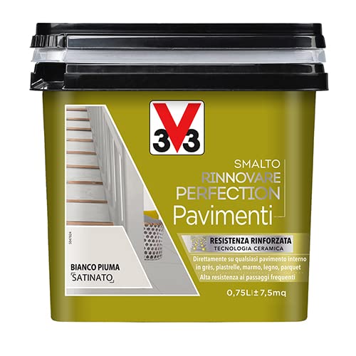 Smalto Rinnovare Perfection Pavimenti Bianco Piuma Satinato 0.75 Lt