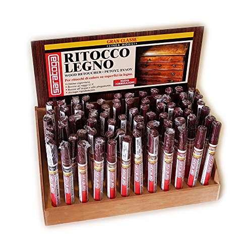 Saratoga Ritocco Legno 10Ml Pennarello Paint Marker Colore Noce Chiaro