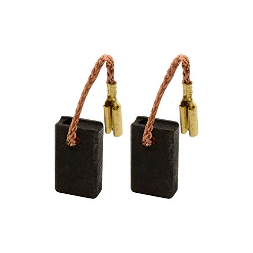 2 Spazzole Di Carbone Per Smerigliatrice Angolare Metabo W 7-100, W 7-110, W 7-115, W 7-115 Quick, W 7-125, W 7-125 Quick, W 8-125, W 9-125 Quick, We 