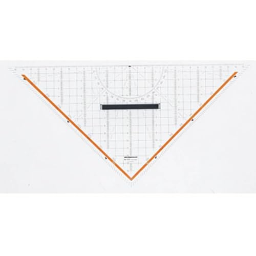 Rumold Squadra Geometrica 1058, Trasparente, Lunghezza Dell'Ipotenuse: 32,5 Cm