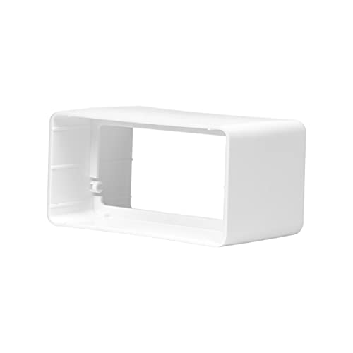 220X55Mm / 22 X 5,5 Cm Raccordo Per Tubo Rettangolare Per Il Collegamento Del Tubo - Sistema Di Ventilazione, Riscaldamento, Raffreddamento - Elemento