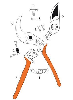 Castellari Lama Ricambio C5 Per Forbice Universale