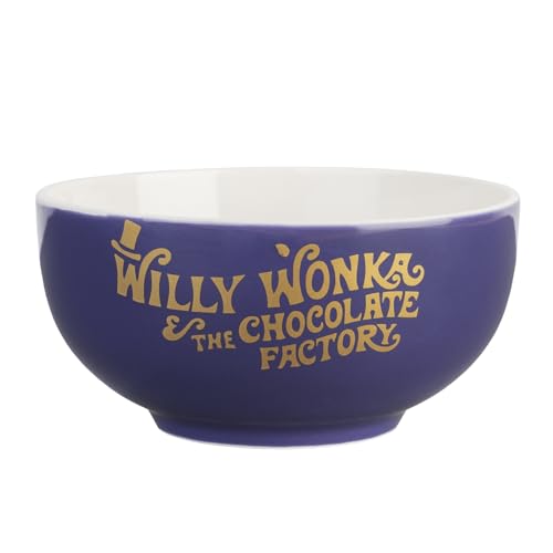 Grupo Erik: Bowl Willy Wonka | Tazza Colazione Grande Di Willy Wonka In Ceramica, 600 Ml, 14 X 7 X 14 Cm, Ideale Come Willy Wonka Gadget, Tazzone Will
