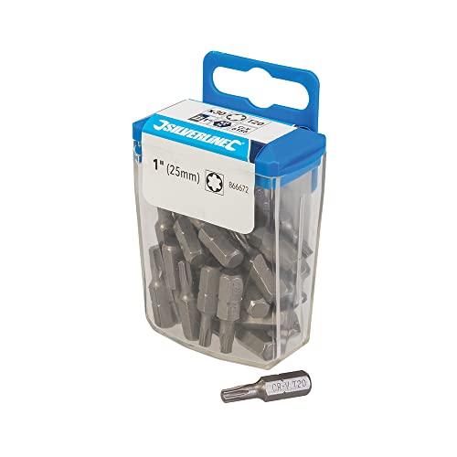 Silverline 866672 - Torx T20 Cr-V 6150 Bit Di Avvitamento 30Pk