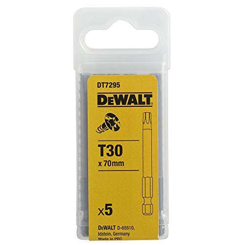 Dewalt Inserto Torsion Torx Mm.70 - T30 - (Confezione 5 Pezzi)
