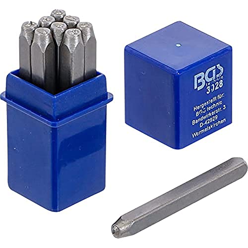 Bgs Punzoni Con Numeri, 2,5 Mm, 3028
