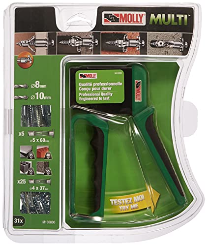 Molly M100800-Xj%2F10 20 X 25 Mm X 5 Kg, Diametro: 40,5 Mm, In Metallo, Di Fissaggio
