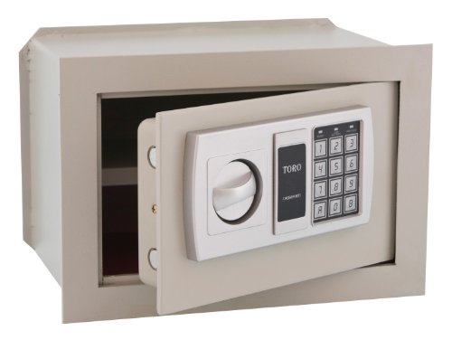 Homegarden Cassaforte Elettronica A Muro Con Combinazione In Acciaio 36X24X20 Mm