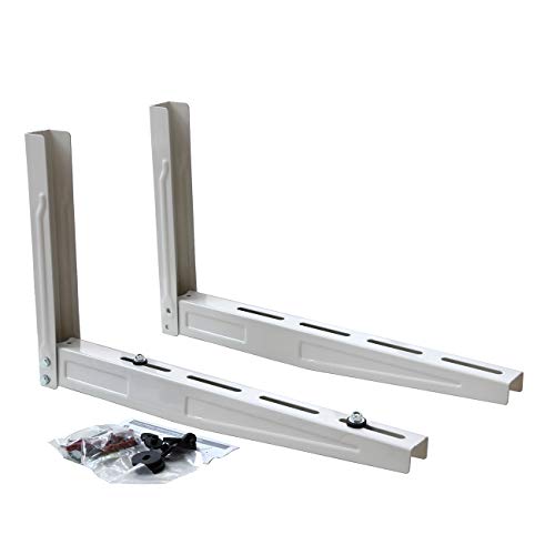 La Ventilazione Epss520 Staffa Universale A Parete Per Unità Esterna Condizionatore 520X400 Mm, Bianco
