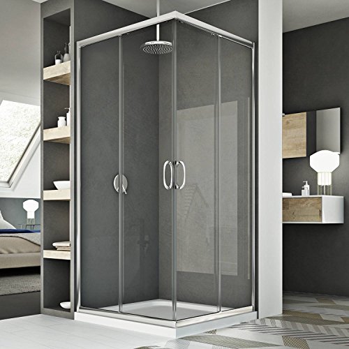 Box Doccia 70X70Cm H185 Trasparente Mod. Junior