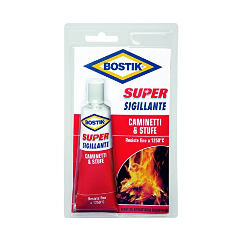 Bostik, Sigillante Alta Temperatura, Grigio Scuro, 100G