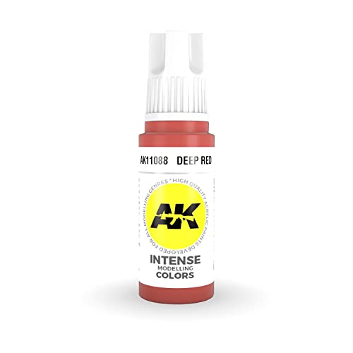 Ak Interactive 3Rd Gen Acrylic Intense Deep Red 17Ml