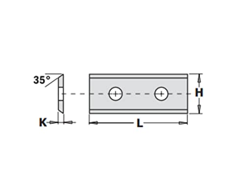Cmt Orange Tools 790,500.00-2-Lama Hw Hc Tagli 35° 50 X 12 X 1,5 - 1 Confezione Da 10 Pezzi
