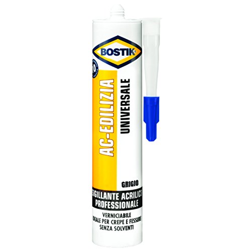 Bostik Ac-Edilizia D2601, Sigillante A Base Acrilica, 300Ml, Grigio