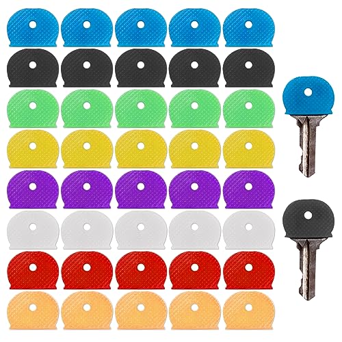 40 Tasti, Tastiere In Plastica, Tastiere Colorate, Set Di Etichettatura, Tastiere Di Identificazione (8 Colori)