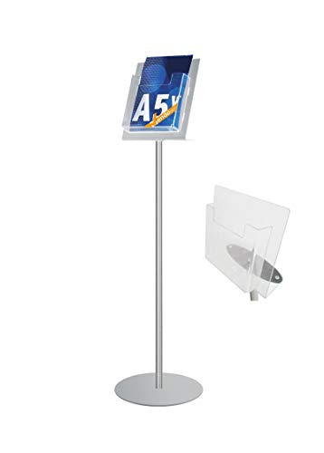 Espositore Pubblicitario A5 Da Pavimento Porta Depliant Locandine Brochure Slv09