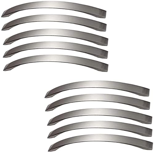 Marguerasw 10 Pezzi Maniglie Per Mobili Da Cucina Maniglie Cucina 192Mm-Maniglie Per Mobili Acciaio Inox Maniglie Cassetti Argento Maniglie Cucina Acc