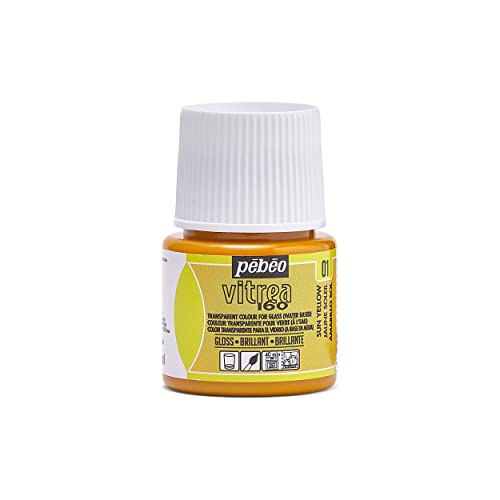 Pebeo Pébéo-Vitrea 160 Borse, Giallo, 45 Milliliters, Unità