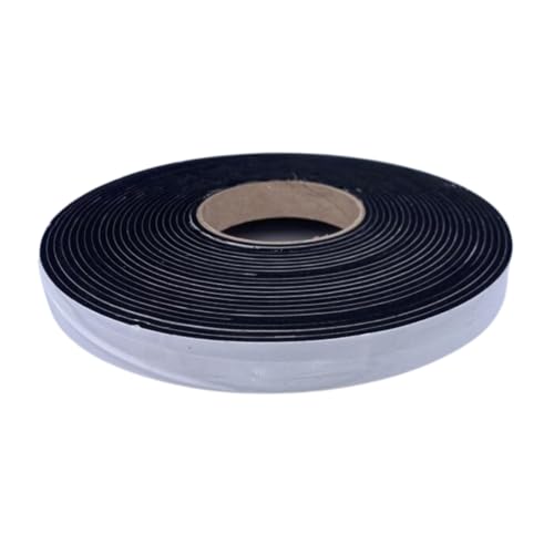 Acit Rotolo Epdm Spessore 3Mm/5Mm, Guarnizione Adesiva Nera, Epdm Adesivo, Striscia Di Gomma Adesiva, Guarnizione Fai Da Te, Porte, Finestre, Docce, F