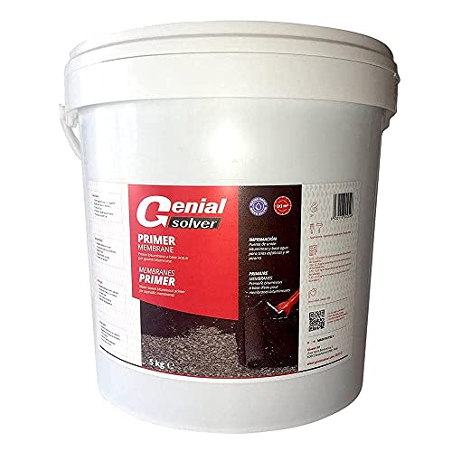 Genial Solver - Primer Membrane - Sottofondo Aggrappante Per Guaine Bituminose - 5 Kg