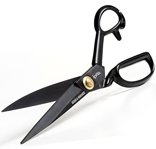 Ipea Forbici Da Sarta Professionali Con Lame In Acciaio Al Manganese E Impugnatura Super Comfort Per Un Uso Prolungato – 25 Cm (10" Pollici) – Forbice