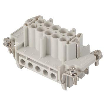 Gewiss Gw76004 10P + T Grigio Blocco Di Terminali – Electrical Terminal Block, 57 Mm, 27 Mm, 500 V)