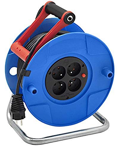 Brennenstuhl, 1210251 Mulinello Elettrico S Standard 25M H05Vv-F 3G1.5, B00A6Twg7A