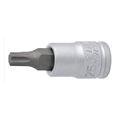 Unior 607906 - Llave De Vaso 1/4" Con Punta Torx Tx 20 Serie 187/2Ph
