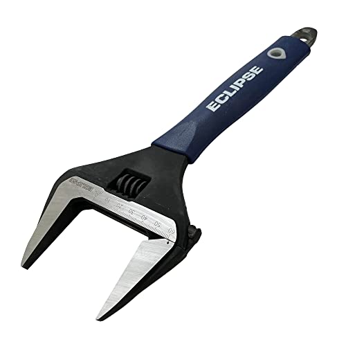 Eclipse Professional Tools Adjw12Wj Chiave Inglese Regolabile Da 304 Mm, Con Ganasce Extra Ampie 60 Mm