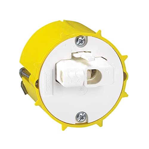 Legrand Leg91943 - Scatola Da Incasso + Spina Per Lampada Batibox, In Cartongesso, Diametro: 54 Mm