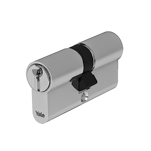 Yale Cilindro Europeo Di Sicurezza Standard Per Serratura Yc051Kd274003N1 Nichelato, 27/40Mm, Doppio, Frizionato, 3 Chiavi