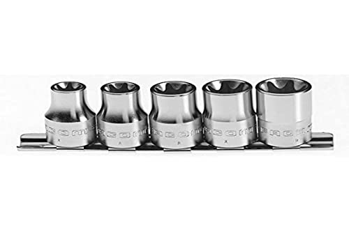 Facom Stx.40 - Set Di 5 Bicchieri Torx In Rack