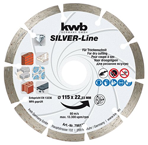Kwb Kraftixx Silver Line 796170, Disco Di Taglia Dia, Ø 115 X 22,23Mm