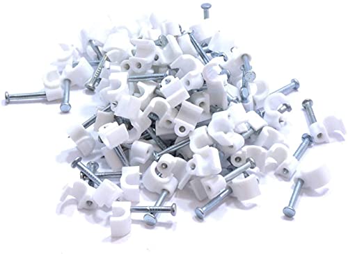 Merriway Bh02260 Serracavo Tondo, Bianco, 8 Mm, Set Di 100 Pezzi