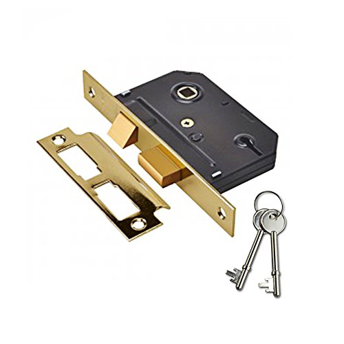 Yale Essentials - Serratura Di Sicurezza Di Alta Qualità A 3 Leve, 64 Mm, Yes-Sl-Pb-64 0W