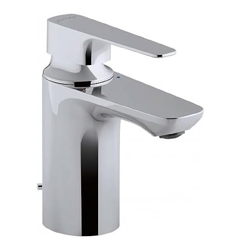 Jacob Delafon E72312-Cp Aleo + Miscelatore Per Lavabo Con Scarico In Metallo, Cromato