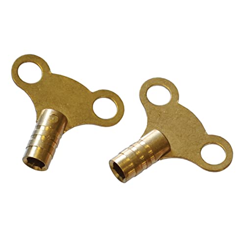 Faithfull Radiator Keys - Brass (Card 2)