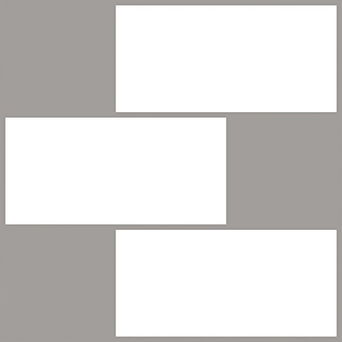 Inhome Nh2363 Subway Peel And Stick Backsplash Tiles, Bianco/Bianco Sporco