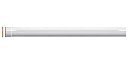 Ariston Thermo 3318086 Prolunga Diametro 80 Maschio/Femmina L1000 Condensa, Bianco
