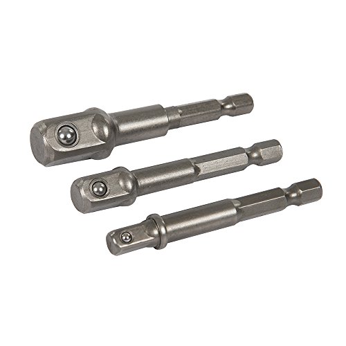Silverline Driver Socket Silverline Set 3Pce 1/4'Attacco Esagonale