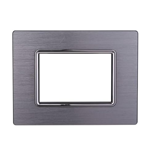 Placca Alluminio 3P Silver Lucido
